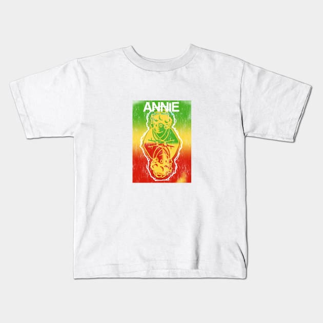 ANNIE (a la "HAIR") Kids T-Shirt by jywear